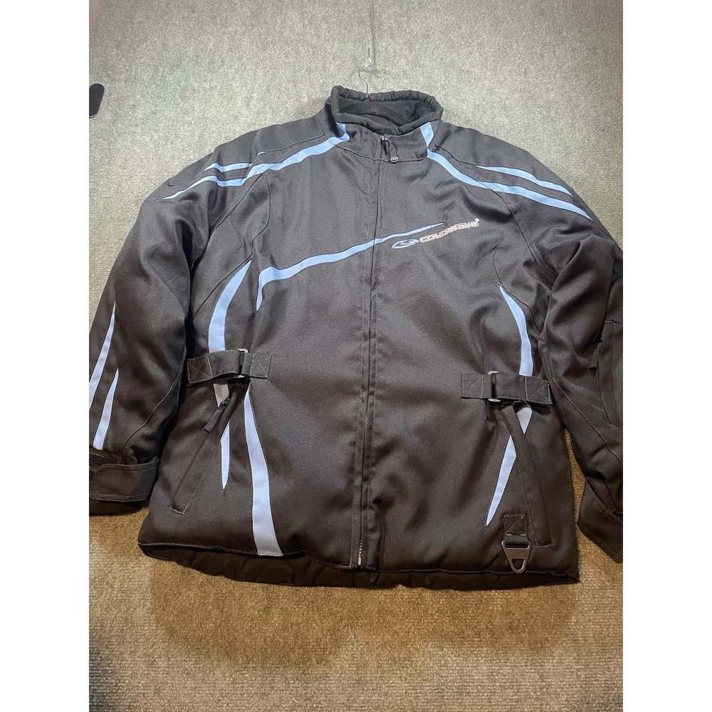 Coldwave  Snowmobile Coat Jacket Womans   Black/ with Blue Outdoor  size MEDIUM